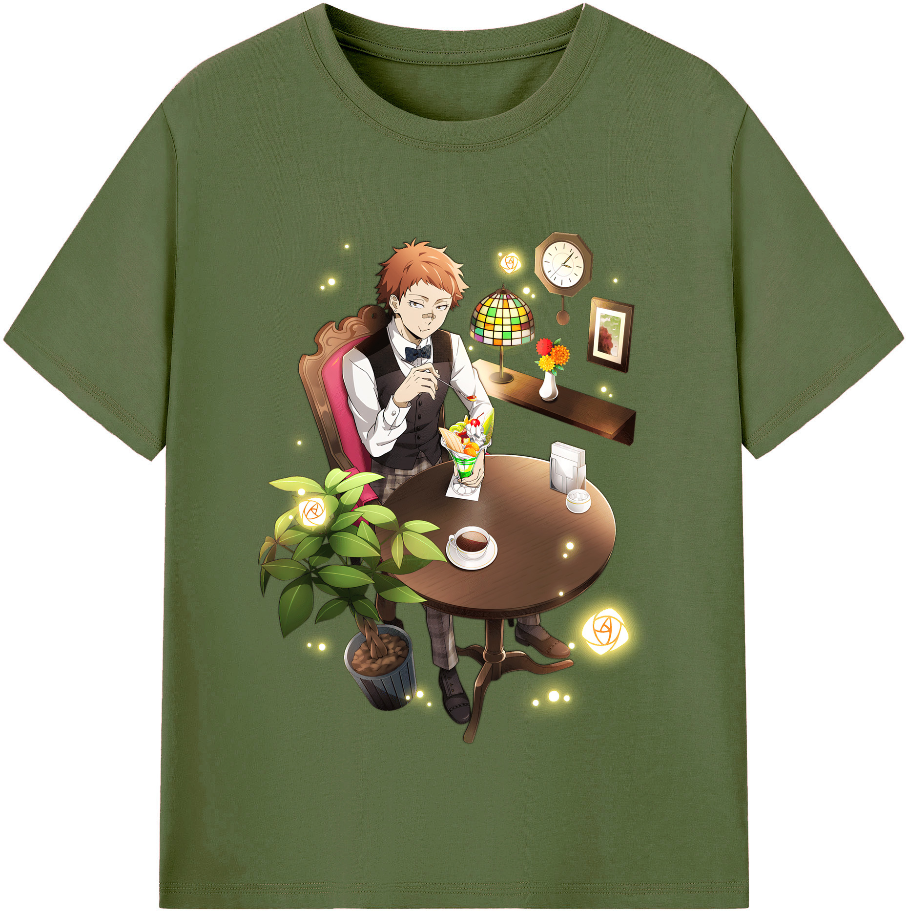 （画像用） 文豪ストレイドッグス Bungo Stray Dogs 綿100％半袖Tシャツ（フロントプリント）